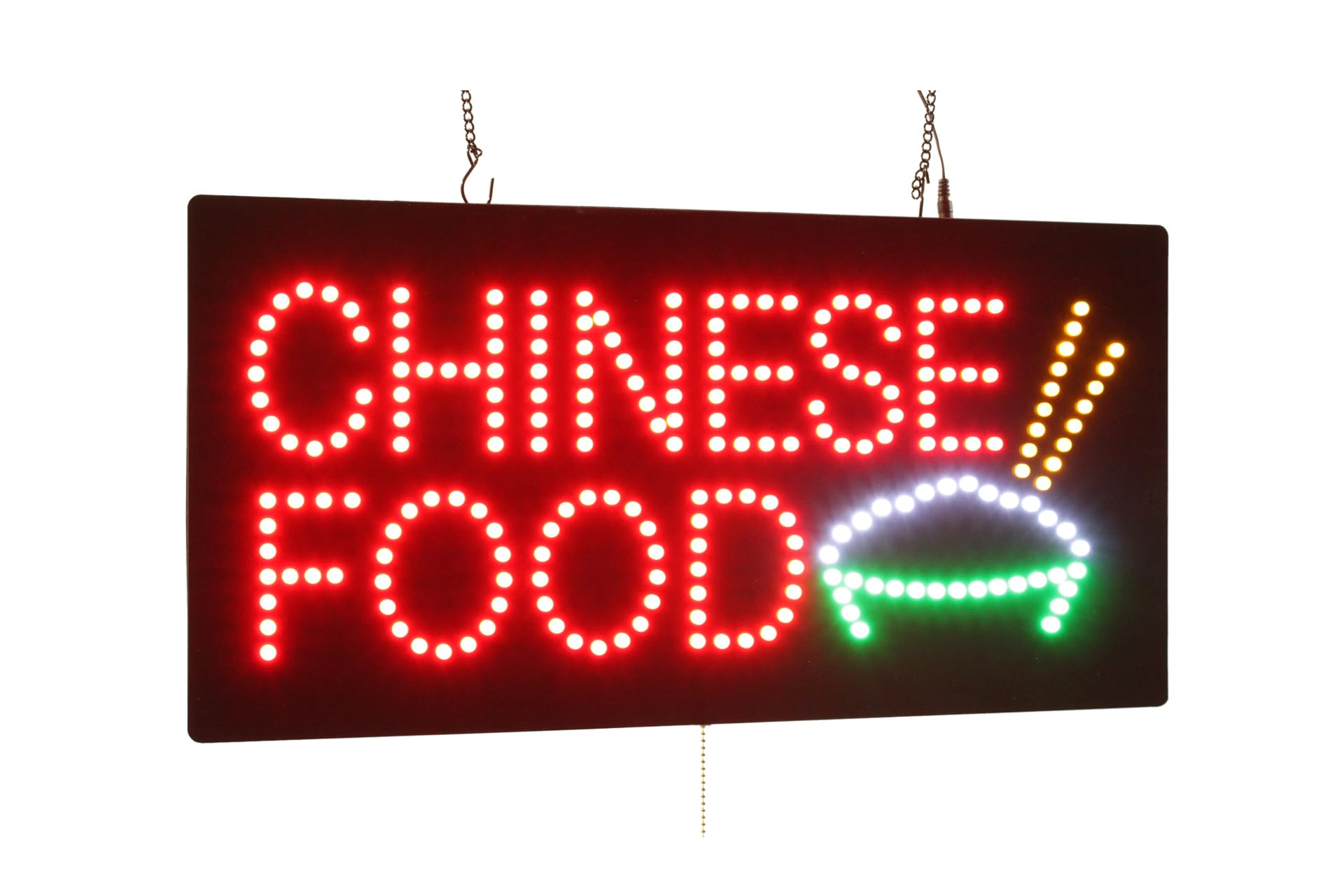 Chinese Food Sign, TOPKING Signage, LED Neon Open, Store, Window, Shop, Business, Display, Grand Opening Gift
