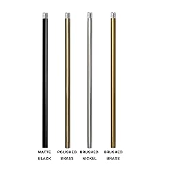 Haligate Brushed Brass M10 Threaded Extension Rod