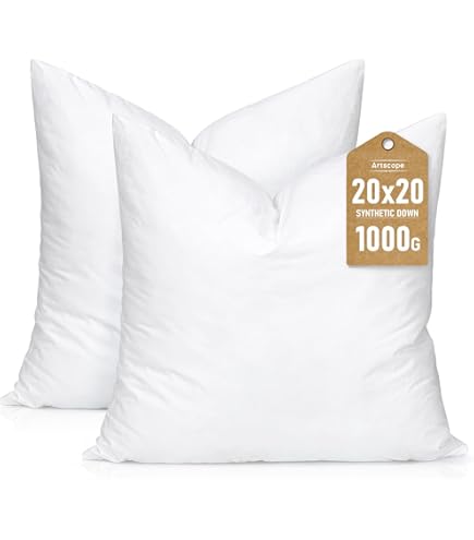 18x18 Pillows 24 X 24 Outdoor Pillow Inserts, Waterproof