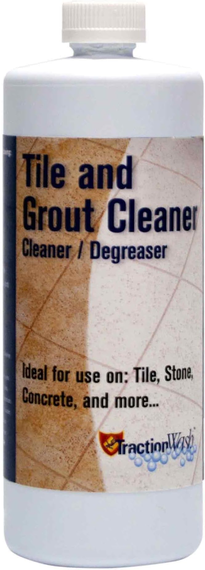 TractionWash TRWA32 1-Quart Heavy Duty Tile and Grout Cleaner
