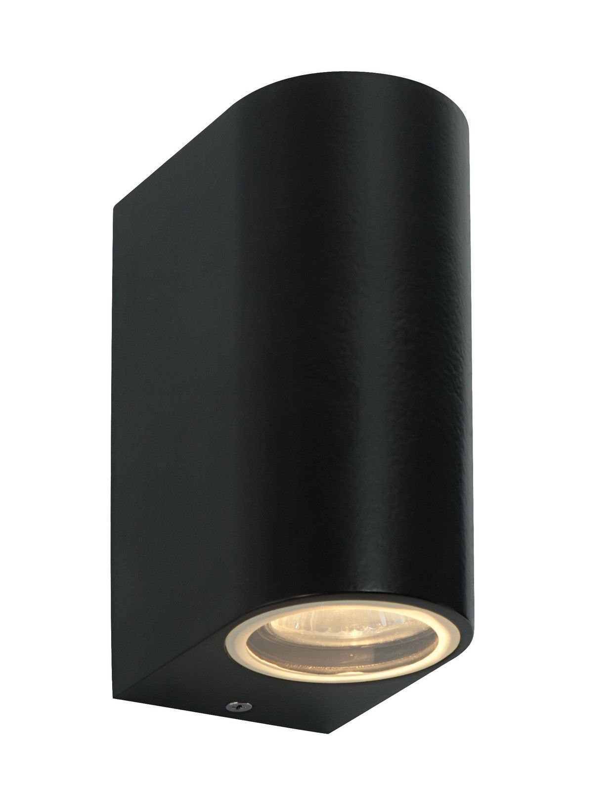 Modern Black Double Outdoor Wall Light IP44 Up/Down Outdoor Wall Light