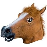 Miyaya Halloween Horse Head Mask
