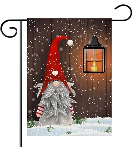 Flag Holiday Winter Cardinal Garden Flag Winter Garden Flags Vertical Double Sided Outside Decorations Yard Signs Bulk Christmas Pop Its