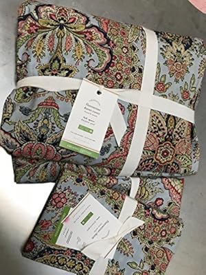Amazon Com Pottery Barn New Florentine Paisley Reversible Duvet