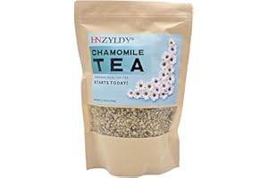 HNZYLDY Loose Chamomile Tea Flowers – 5.2 oz, Dried & Fragrant for Floral Tea Blends