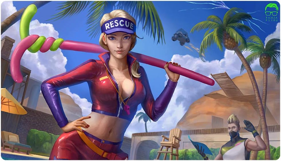 Utimor Gaming Mouse Pad, 90X40cm Large Computer Mouse Mat Office Desktop Keyboard Mousepad Non-slip Rubber Base Water Resistant Stitched Edge (90x40 ballgirl033)