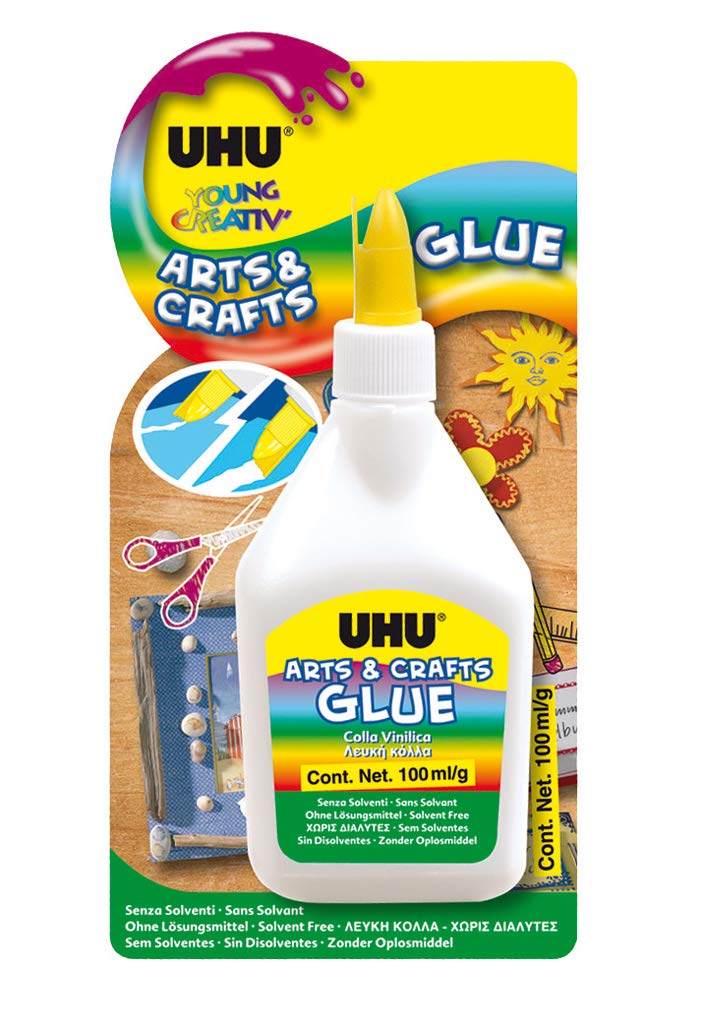 UHU YC ARTS & CRAFTS GLUE 100ML BLISTER