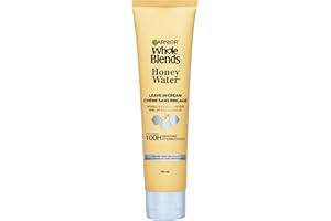 Garnier Whole Blends Honey Water Leave-in Cream, for Dry Hair and Scalp, Honey Water & Floral Nectar, Moisture Lock Cream, No
