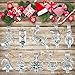 10 Pcs Christmas Pearl Bead Cage Pendant - Essential Oil Diffuser Charms for Choker Necklace Bracelet Earrings Jewelry Making
