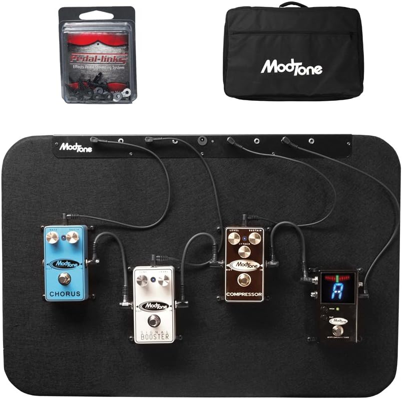 ModTone Guitar Effects MT-ACOUSTIC Ready Board 4 Hard Mounted Pedals For Acoustic Music