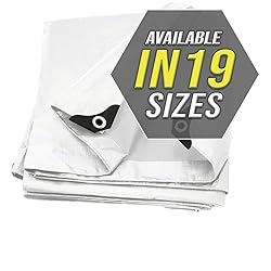 Tarp Cover White Heavy Duty 20 Mill Thick