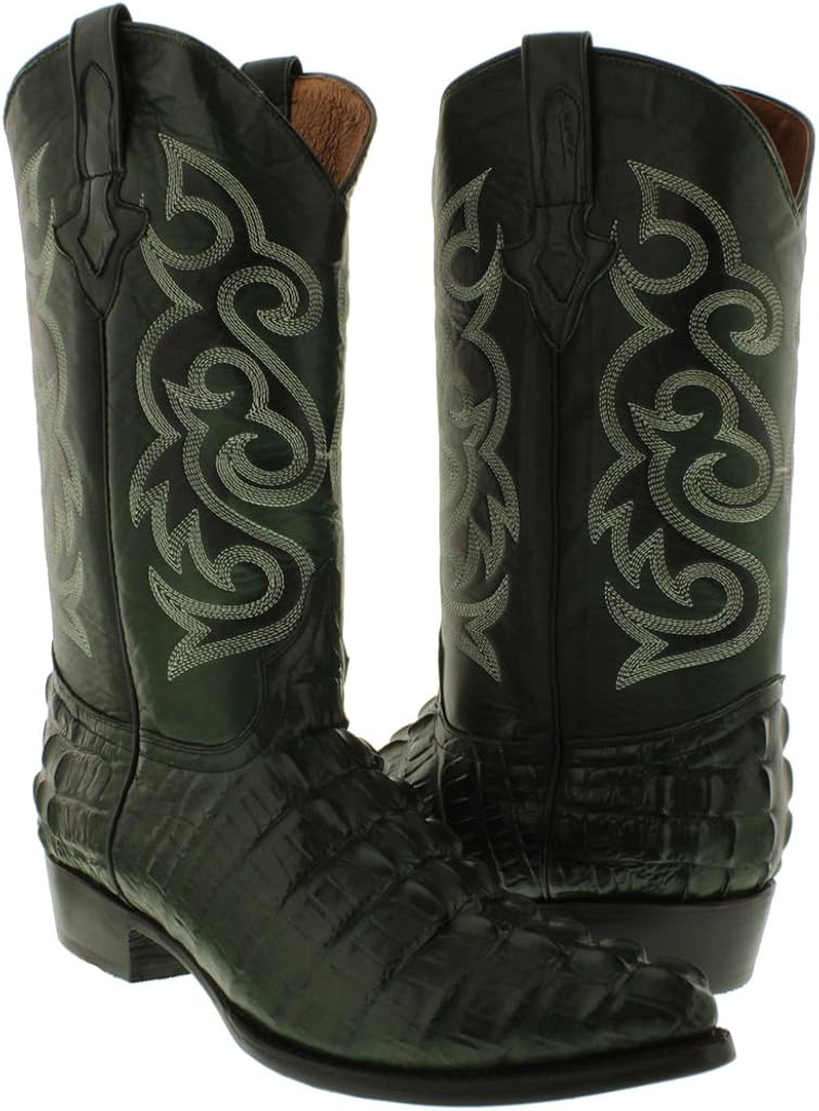 El Presidente Men's Tail Cut Western Cowboy Boots Size