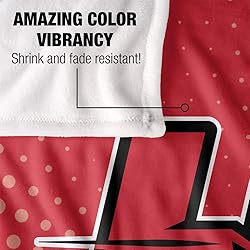 University of Hartford Blanket, 60"x80" Logo Dots