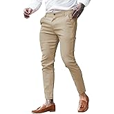 GINGTTO Mens Dress Pants Slim Fit Chino Pants for Men Stretch