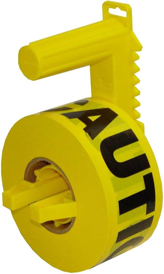 Presco WIZPRO 1000 Barricade Tape Dispenser 3 in. width (Yellow