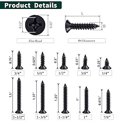 #4 x 3/4" Flat Head Phillips Sheet Metal Tek
