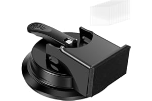 CQDAXUMY Floor Gap Fixer Tool with 90° Striking Surface & Heavy Duty Suction Cup, Plank Grabber with 10 Adhesive Pads for Lam