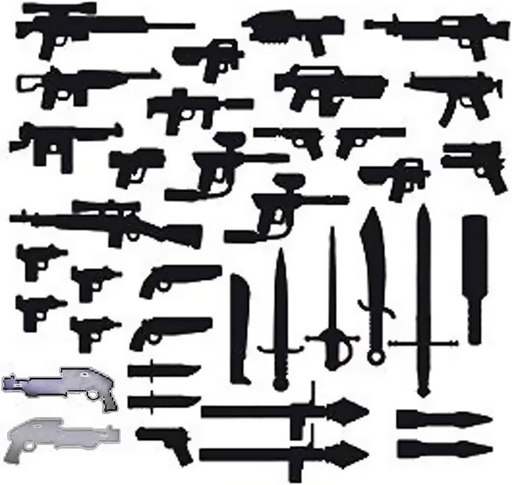 BrickArms Exclusive 2 to 4 Inch Scale Figure Style Mega Weapons Pack Version