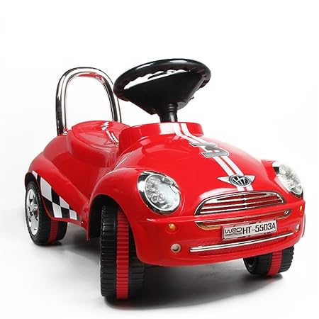 Best For Kids Top Rutscher Auto Autorutscher mit Elektronik Porsche Rutscherfahrzeug - Rot