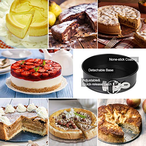 Instant Pot Accessories Set,8 in 1 Pressure Cooker Accessories Set for 5,6,8 Qt,with Steamer Basket, None-stick Springform Pan, Egg Bites Mold, Egg Steamer Rack, Dish Clip, Kitchen Tongs and so on - Thumbnail 2