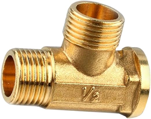 Raccord En T Aramox 1/8" Pour Capteur Pression Huile/Eau - Alliage Aluminium