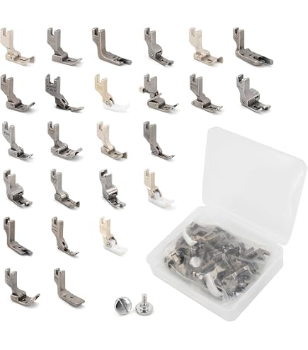 Lot De 11 Pieds De Machine à Coudre Pfaff - Adaptateur + Pieds Variés Pour De Nombreux Modèles (série 74 à CV)