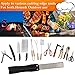 Sungwoo Pocket Knife Sharpening Stone, 400/600grit Double Sided Folding Knife Sharpener Stone for Kitchen, Garden, Outdoor tools (Black)