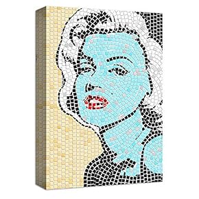 Canvas Wall Art Abstract Mosaic Collage...