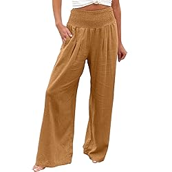 JIOEEH Khaki Pants for Women Women High Waisted