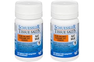 Schuessler Nat Mur Tablets - 2 Pack of 125 tablets (250 tablets)