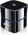 Bluetooth Speakers, iClever Mini Portable Travel Speaker, Rechargeable with Enhanced Bass, Super-Sized 5W Driver, Built-in Microphone for  iPhone, iPad, Samsung, Echo, Nexus, HTC, Laptops and More-[Zinc Alloy Shell]