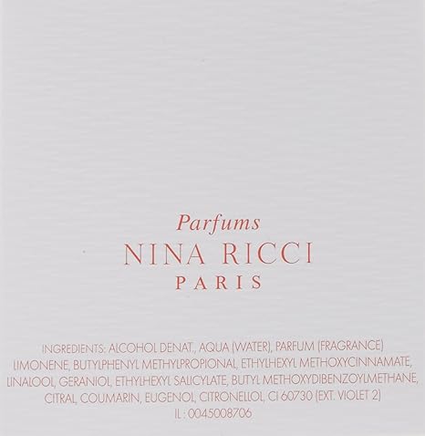 Nina Ricci - Nina Leau - Agua de tocador vaporizador, 30 ml
