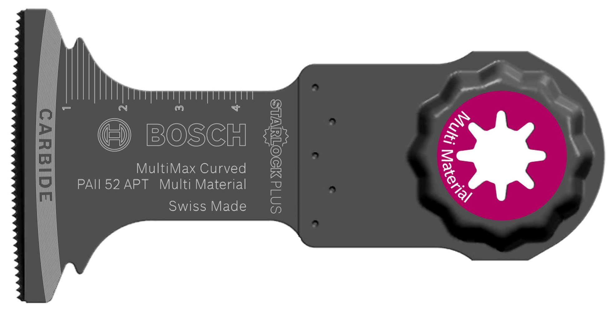 Bosch Professional 2609256F11 Plunge Carbide Blade PAII 52 APT Starlock Accessories, Black