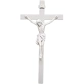 Vittoria Collection 10" Wall Crucifix Cross Jesus Corpus Italian Statue Sculpture Stone Made in Italy