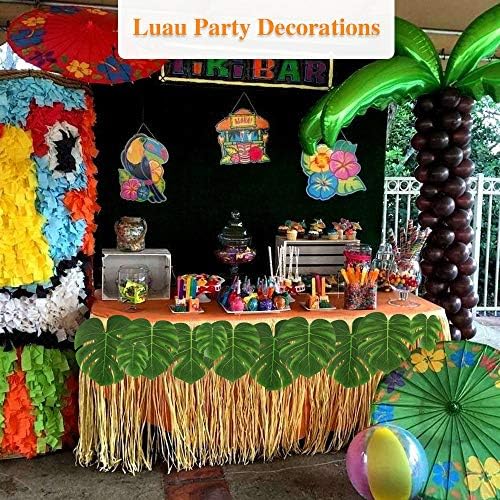 Amazon Com Momotoys 60pcs Palm Leaves Tropical Party Decorations