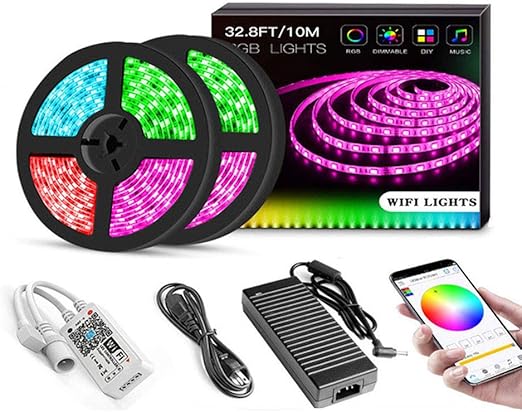 luces led controladas por wifi