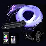 AZIMOM 6W Bluetooth/APP Control RGBW Fiber Optic