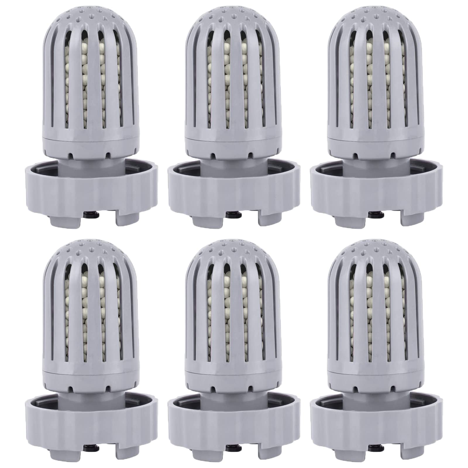Photo 1 of 6 Pack Humidifier Demineralization Cartridge Filters Compatible with Air Innovations HUMIDIF Humidifier, Demineralization Cartridge Filters Silver