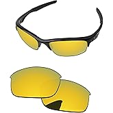 PapaViva Replacement Lenses for Oakley Bottle Rocket OO9164 62mm Sunglass | Fits Bottle Rocket OO9164 62mm, Precise Fit, UV Block, Impact Resistant, Optically Corrected, Available in Polarized