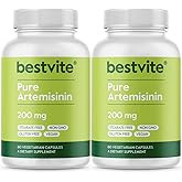 BESTVITE Artemisinin 200mg (120 Vegetarian Capsules) (2-Pack) - No Stearates - No Flow Agents - Vegan - Gluten Free - Non GMO