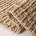 SAFAVIEH Natural Fiber Collection Runner Rug - 2' x 10', Natural Brown, Handmade Jute, Farmhouse Style, Chunky Textured Thick Pile (NF447A)