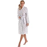 chinese dress ladies Lady Olga Ladies Polar Fleece Zip Front Dressing Gown — Sandras-Online