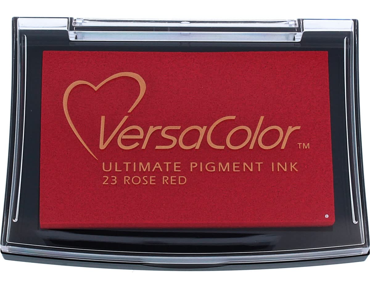 Tsukineko VC023 Versacolor Pigment Ink Pad - Rose Red — image 1
