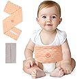 Comfheat Colic and Gas Relief for Newborns and Infants, Flaxseed Heated Tummy Wrap, Baby Swaddling Belt with Soothing Warmth, Natural Relief for Upset Stomach in Babies Toddlers, 0-3 Years (Orange)