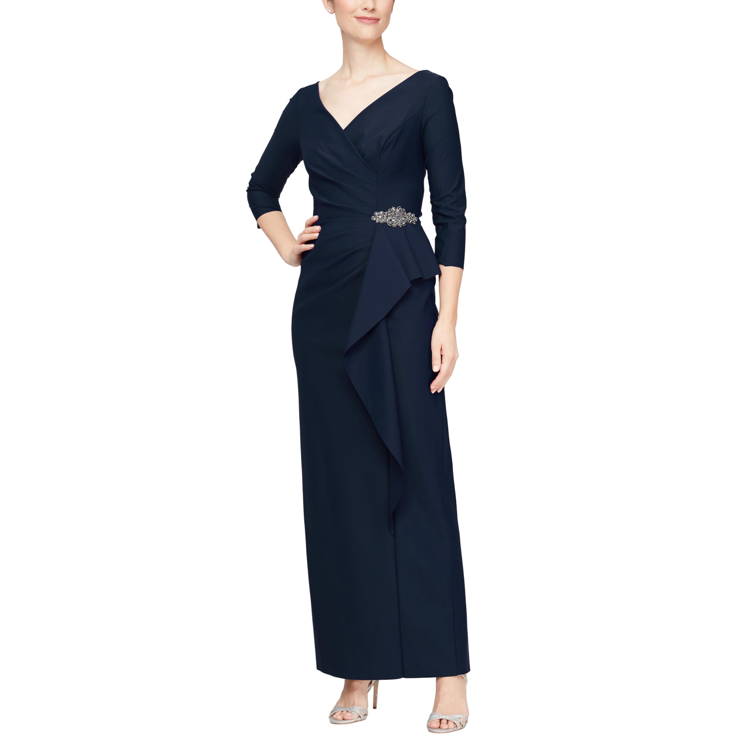 Alex Evenings Women's Slimming Long Length
