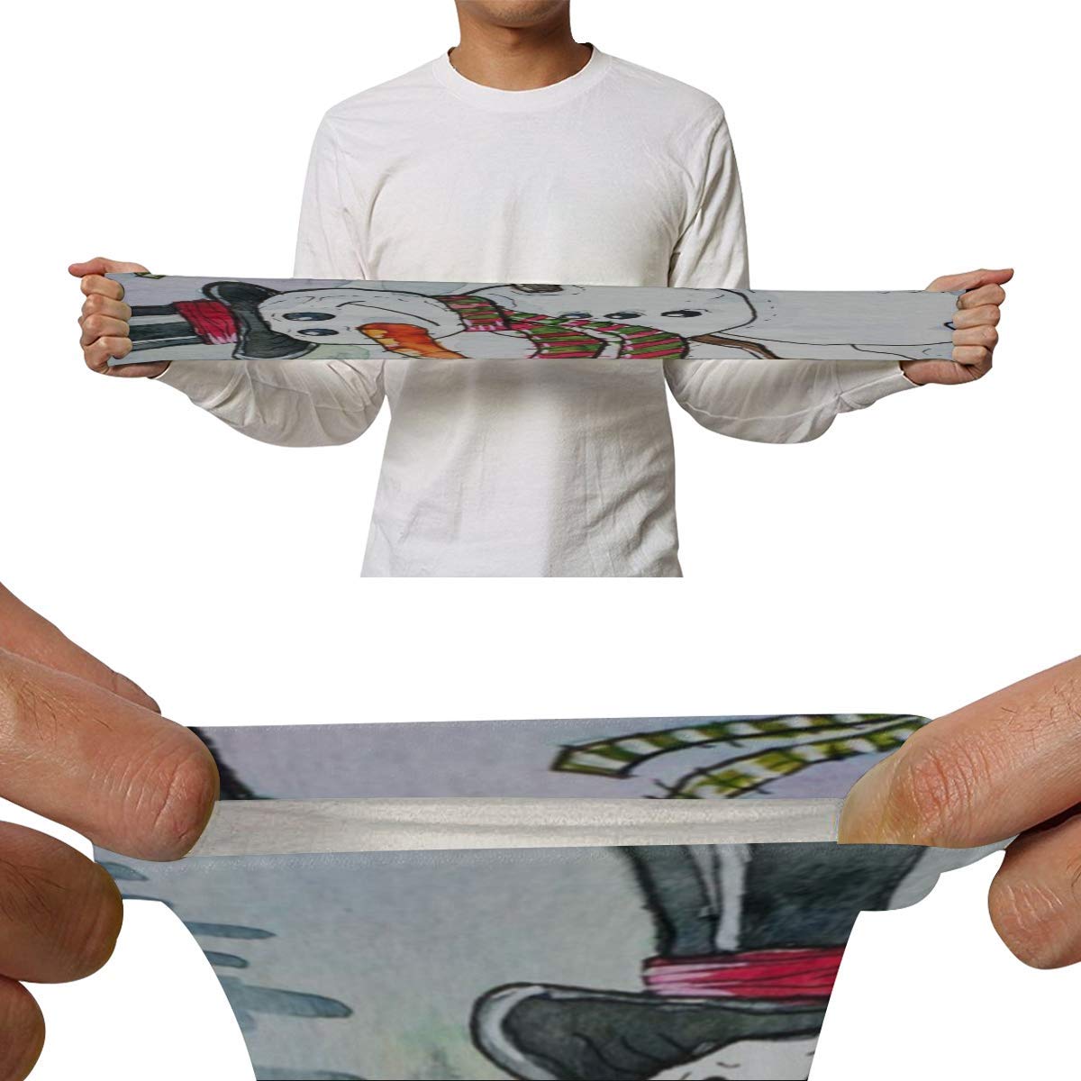 Arm Sleeves Christmas Snowman Bird Mens Sun UV Protection