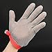 Anself Cut Resistant Glove Stainless Steel Mesh Knife Cut Resistant Protective Glove