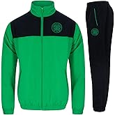 Celtic Football Club Official Soccer Gift Mens Jacket & Pants Tracksuit Set