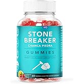 Holistic MD Stone Breaker Chanca Piedra 1,500mg Gummies Kidney Stones Cleanse Gallbladder Formula | Plus Cranberry Extract Might Help Urinary Tract Flush Impurities | Fast Absorption Sugar Free 60ct