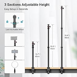 SmallRig Camera Desk Mount Table Stand, Adjustable